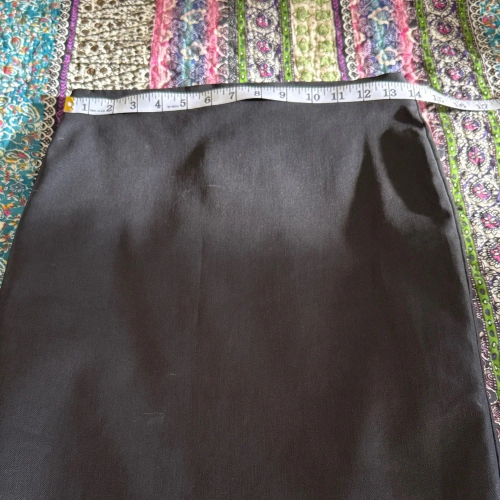 All Saints Navy-Black Pencil Skirt